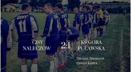 Pierwsze kontrolne zwycięstwo - Cisy 2:1 Góra