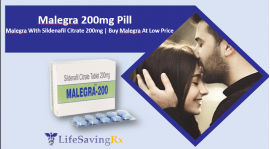 Malegra 200mg Pill | Malegra With Sildenafil Citrate 200mg | Buy Malegra At Low Price