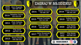 TRENUJ W MŁODZIKU!
