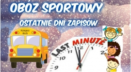 Zimowy obóz sportowy. Końcówka zapisów