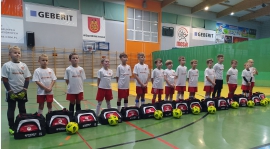 Mikołajkowy prezent firmy WOOD-MIZER dla Akademii Mała Olimpia