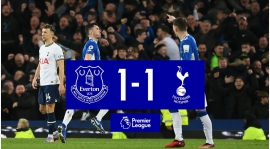 Premier liga: Tottenham 1-1 Everton u gostima, zamijenivši Manchester United na 4. mjestu