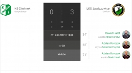 33.Kolejka JAKO IV Ligi KS Chełmek - LKS Jawiszowice 0:3