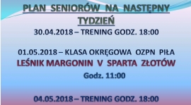 PLANY SENIORÓW NA NASTĘPNY TYDZIEŃ