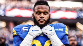 Le géant défensif monte alors que la star des Rams Aaron Donald joue pendant neuf ans