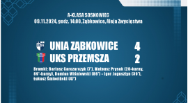 12 kolejka, A-Klasa 2024/2025 Unia Ząbkowice - UKS Przemsza 4:2 (2:1)