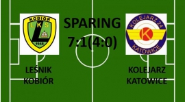 Sparing 3: Leśnik - Kolejarz 7:1