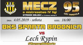 26. kolejka: Sparta vs. Lech Rypin