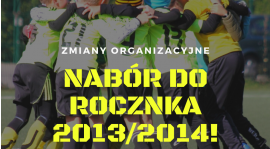 Zmiany w roczniku 2013/2014