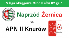 D2: Naprzód Żernica - APN II Knurów 4:0