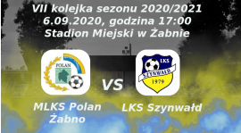 Zapowiedź VII kolejki sezonu 2020/2021: MLKS Polan Żabno vs LKS Szynwałd