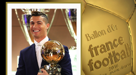 Ronaldo décroche son quatrième Ballon d'Or