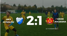 MKS Myszków 2(0):(1)1 Grom Poczesna