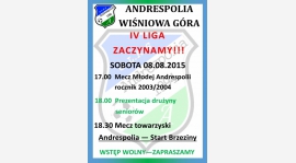 Już w sobotę prezentacja drużyny Andrespolii