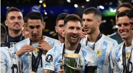 Argentina slog Italien med 3-0 och vann den europeiska supercupen i Sydamerika