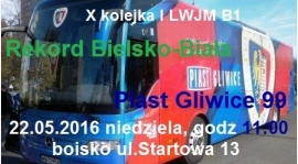 X kolejka I LWJM B1 - mecz rozegrany zostanie w niedzielę 22.05.2016 o godz.11:00 w Bielsko-Białej