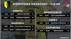 Zapowiedź weekendu (5/6.09)
