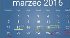 Plan treningów do 18 marca :