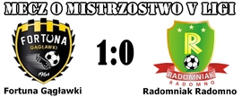 Fortuna Gągławki - Radomniak 1:0