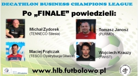 WYWIADY MECZOWE.... po "FINALE" powiedzieli: