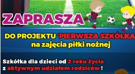 Od 10.09.2019 zajęcia Pierwszej Szkółki!