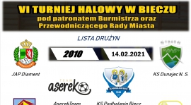 VI turniej halowy pod patronatem Burmistrza oraz Przewodniczącego Rady Miasta 2010 i 2012