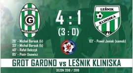 Grot - Leśnik 4:1 (3:0)