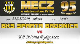 29. kolejka: Sparta vs. KP Polonia Bydgoszcz