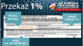 Wspomóż Akademię 1% podatku