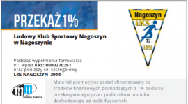 Przekaż 1% na  LKS Nagoszyn
