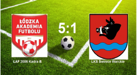 ŁAF Kadra B vs Świnice Warckie 5:1