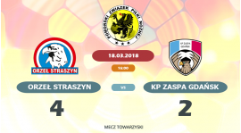 KP Zaspa Gdańsk - Orzeł Straszyn 2:4 (2:1)