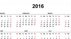 Kalendarz na rok 2016 już wkrótce