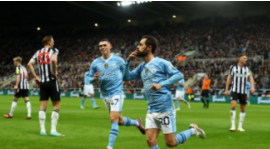 Manchester City est à 2 points de Liverpool