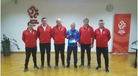 Trener Andrzej Mierzejewski z licencją UEFA Elite Youth A