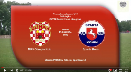 ROCZNIK 2004: MKS Olimpia Koło - Sparta Konin 15.06.2019 [VIDEO]