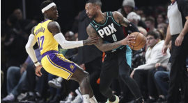 Les Blazers battent facilement les Lakers