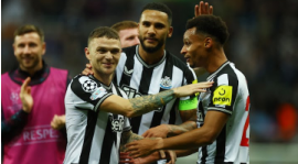 Newcastle United bate facilmente o Paris Saint-Germain