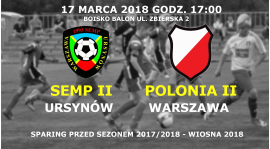 Powołania na sparing z Polonia Warszawa - 17.03.2018