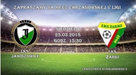 17.Kolejka V liga Chrzanów LKS Jawiszowice-LKS Żarki 4:0