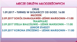 MECZE DRUŻYN MŁODZIEŻOWYCH