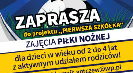 „PIERWSZA SZKÓŁKA” – zaczynamy od 2 listopada!