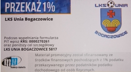 1% podatku dla dzieci i młodzieży trenującej w Unii