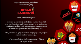 KEBAB BARBADOS  wspiera inicjatywy Chełmu w 2021r.