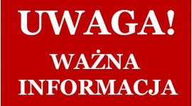 Uwaga - informacja