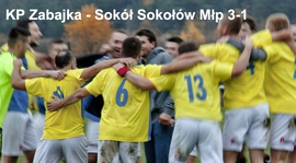 KP Zabajka - Sokół Sokołów Młp 3-1