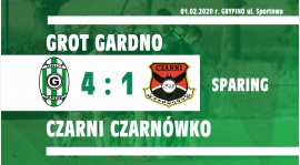 Sparing: Grot - Czarni 4:1