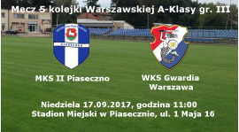 Ciężki mecz z rezerwami MKS Piaseczno