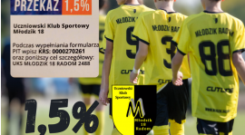 Przekaż 1,5% dla Młodzika