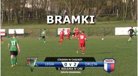 VIDEO: Bramki z meczu Legia Chełmża 0:2 Orlęta